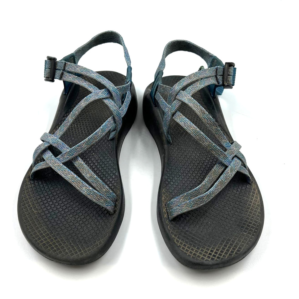 Chaco's Strappy Open Toe Sandals Outdoor Water Shoes Bungee Cords Women's 9
